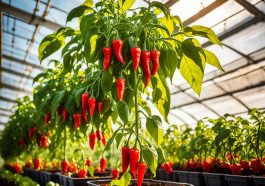 Gewächshaus Paprika