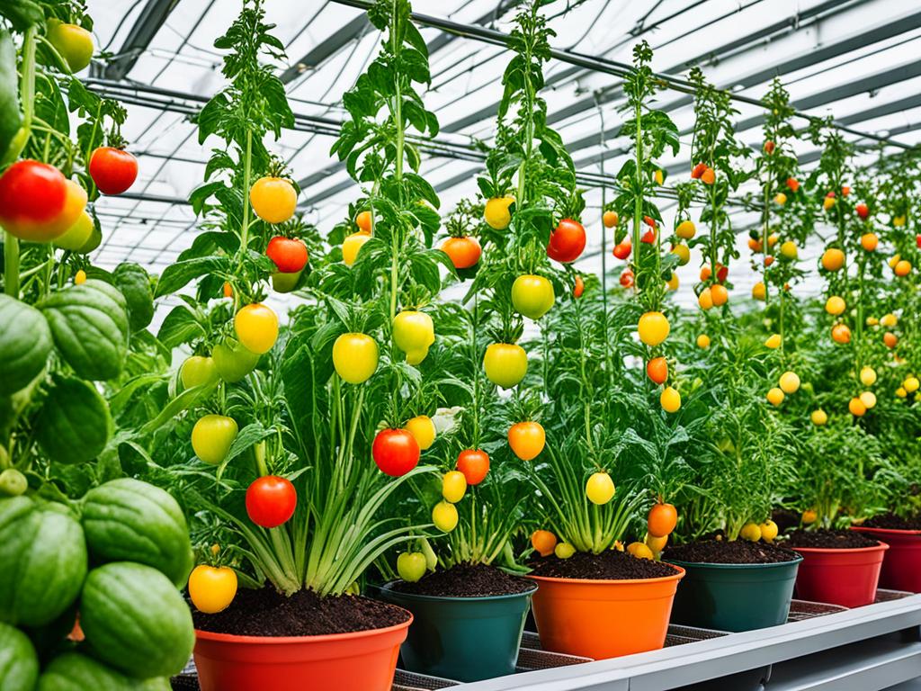 Sternfrüchte im Gewächshaus