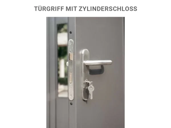 Türgriff mit Zylinderschloss