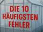 Die 10 häufigsten Fehler beim Heizen im Gewächshaus