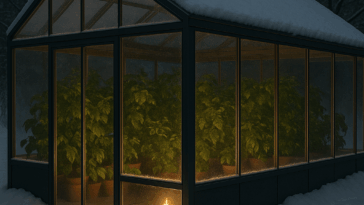 Gewaechshaus heizen ohne Strom