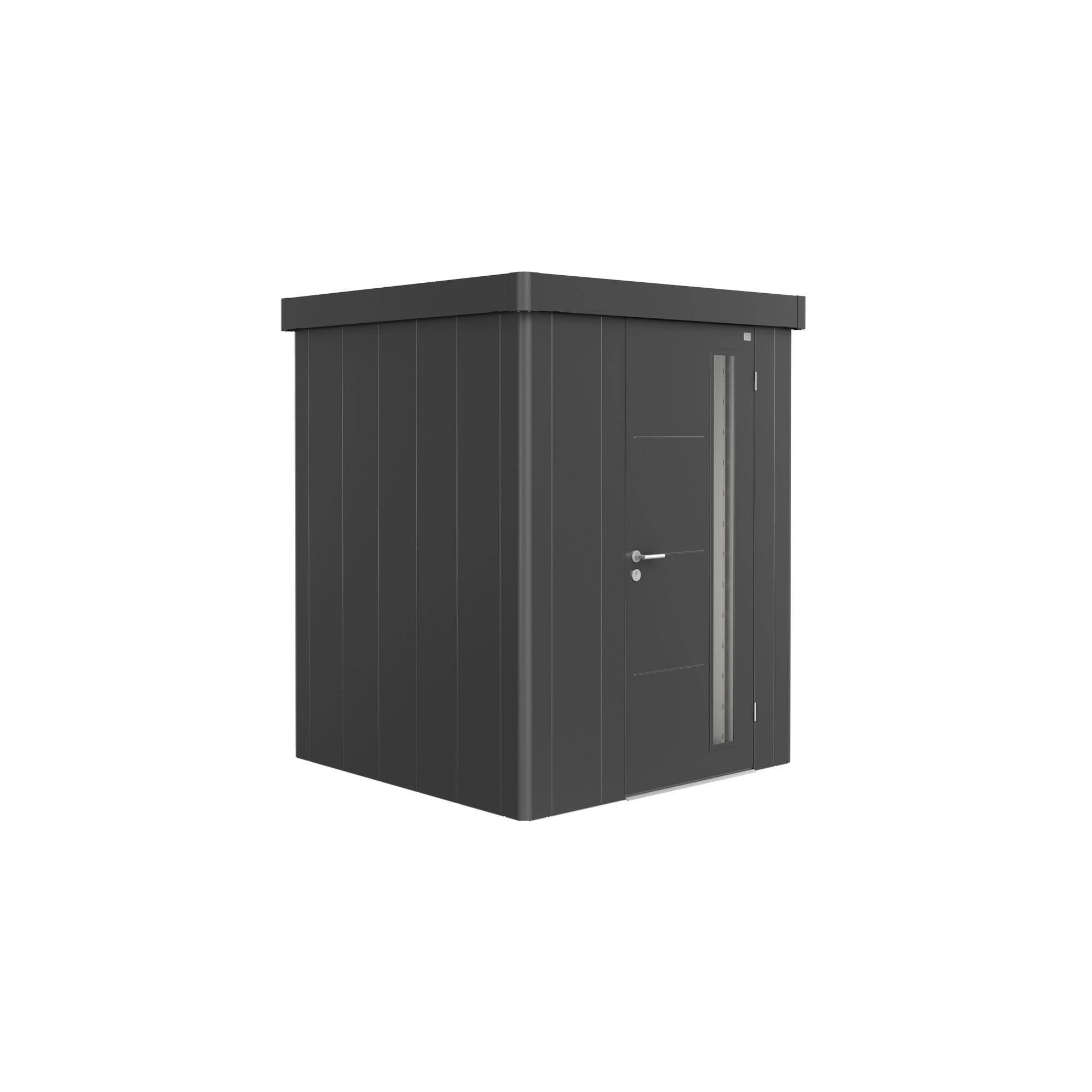 Biohort Gerätehaus 'Neo' dunkelgrau 180 x 222 x 180 cm