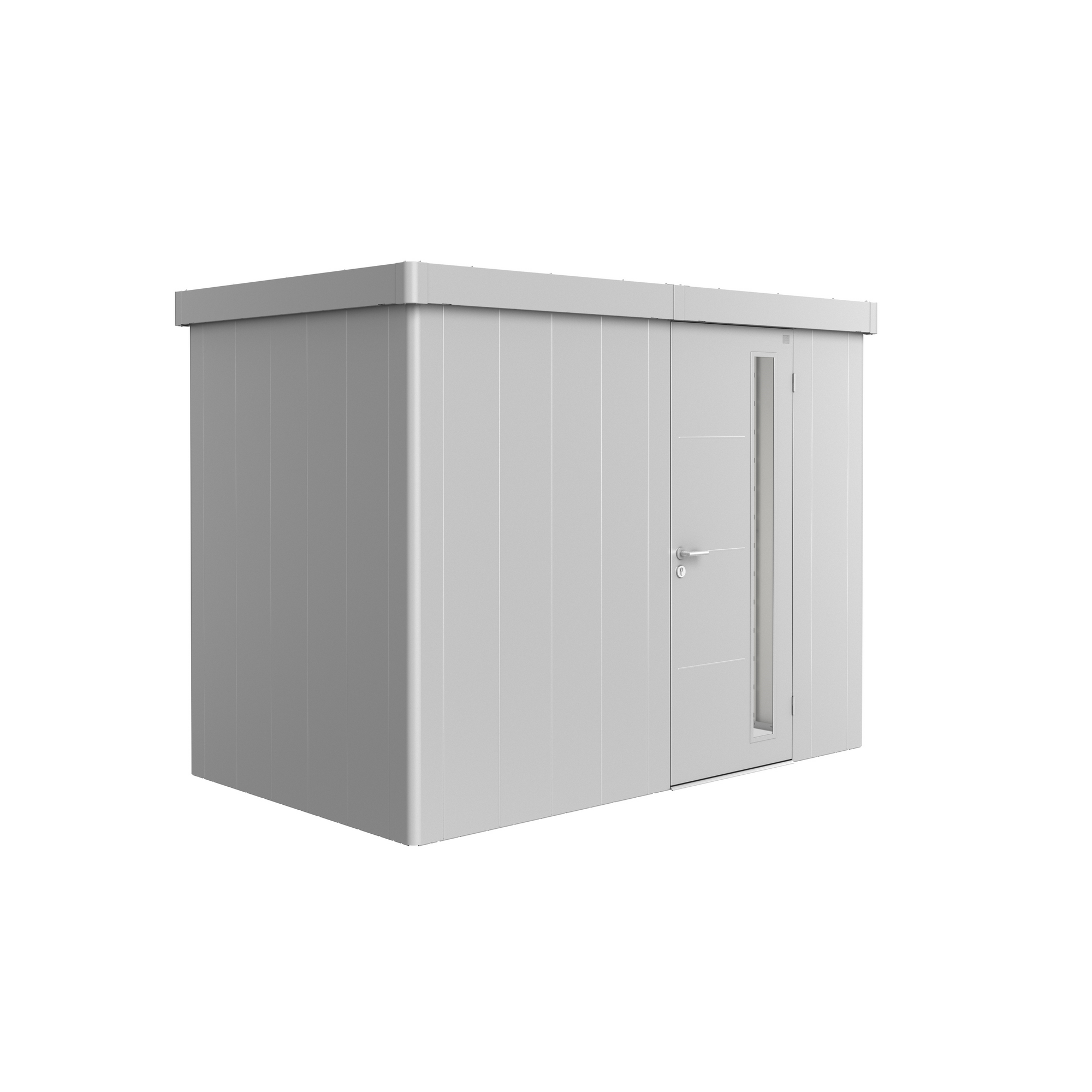 Biohort Gerätehaus 'Neo 1C' silber-metallic 292 x 180 cm mit Standardtür
