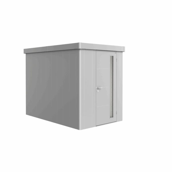 Biohort Gerätehaus 'Neo 3A' silber-metallic 180 x 292 cm mit Standardtür