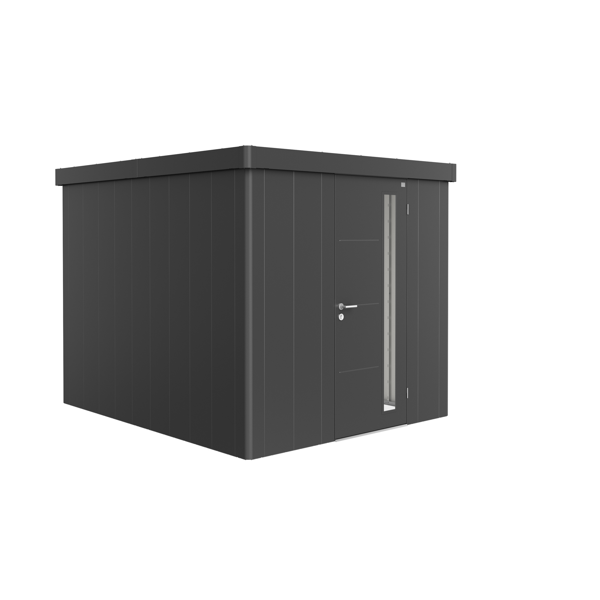 Biohort Gerätehaus 'Neo 3B' dunkelgrau-metallic 236 x 292 cm mit Standardtür