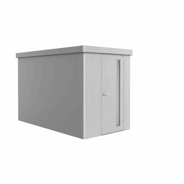 Biohort Gerätehaus 'Neo 4A' silber-metallic 180 x 348 cm mit Standardtür