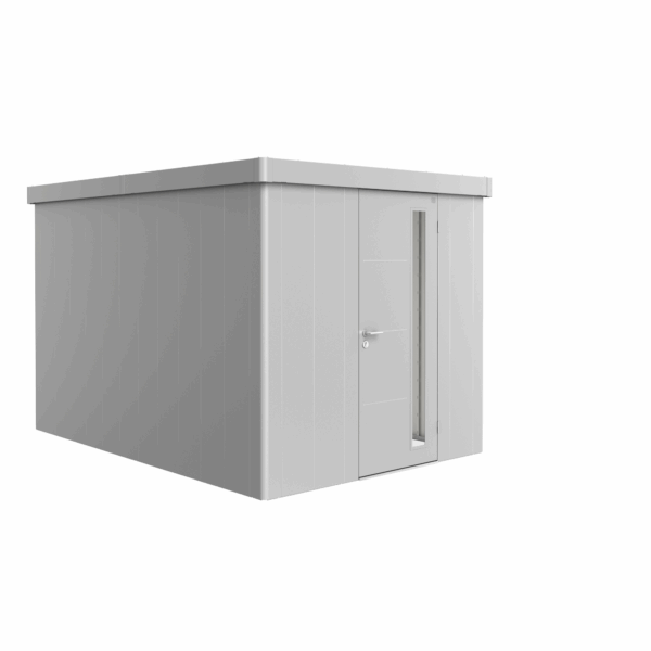Biohort Gerätehaus 'Neo 4B' silber-metallic 236 x 348 cm mit Standardtür