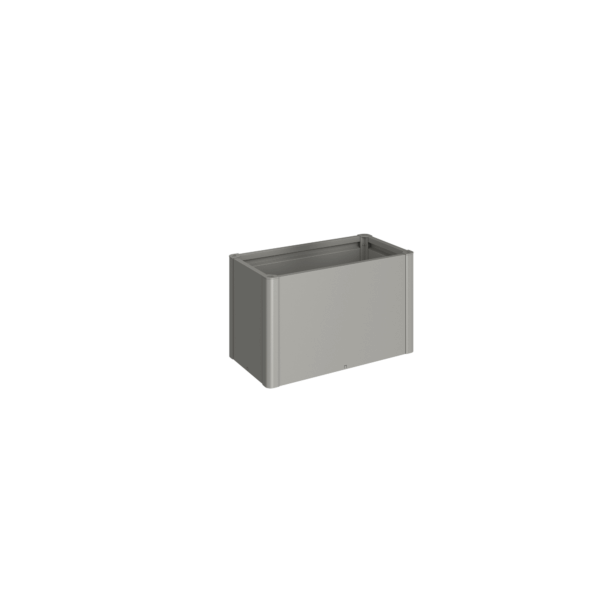 Biohort Pflanzbeet 'Belvedere MIDI 100' quarzgrau-metallic 102 x 53 x 61 cm