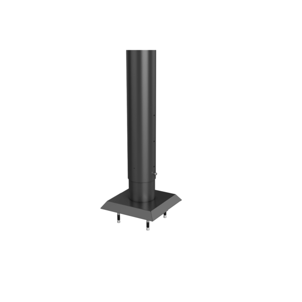 Biohort Aluminium-Pfosten dunkelgrau-metallic 180 cm