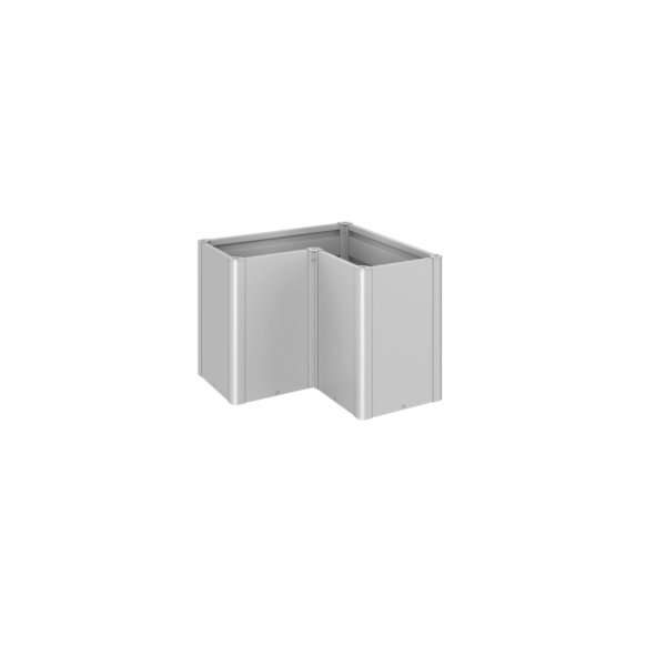 Biohort Pflanzbeet 'Belvedere MAXI L100' silber-metallic 102 x 102 x 77 cm