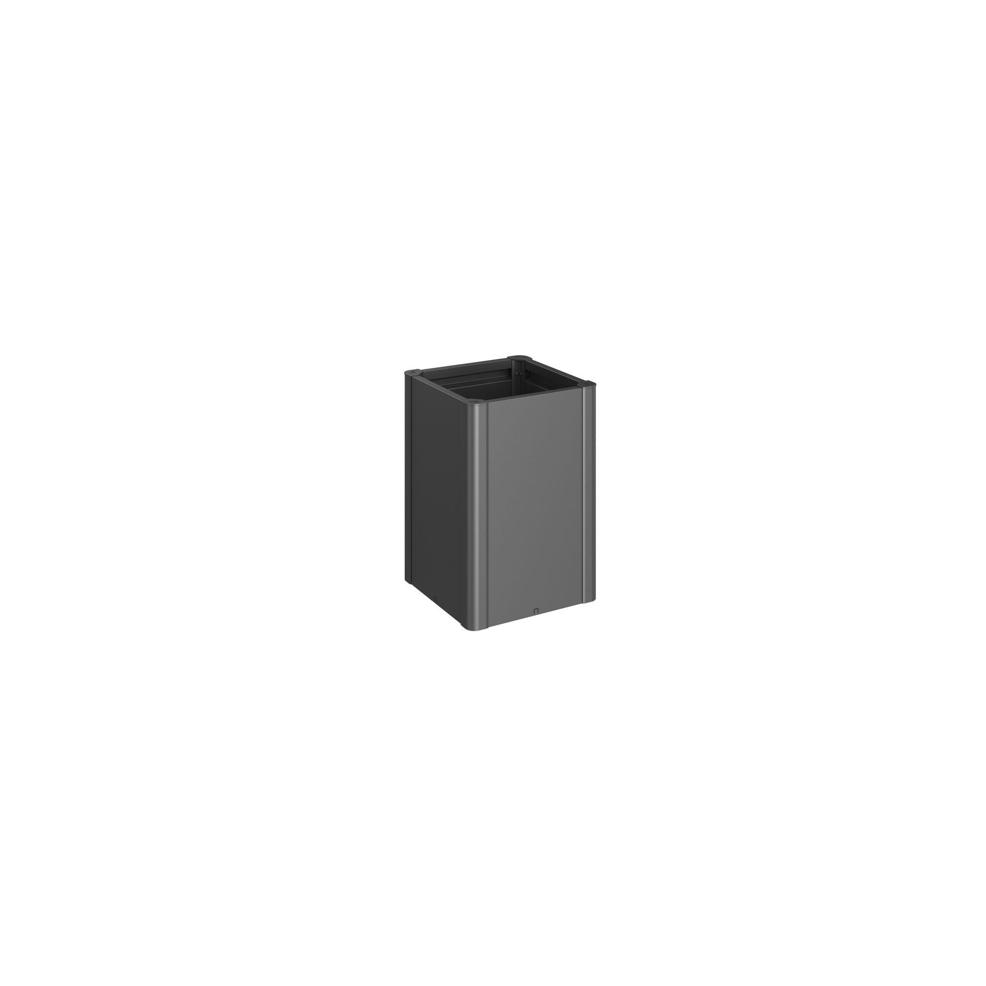 Biohort Pflanzbeet 'Belvedere MAXI 50' dunkelgrau-metallic 53 x 53 x 77 cm