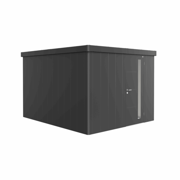 Biohort Gerätehaus 'Neo 4C' dunkelgrau-metallic 292 x 348 cm mit Standardtür