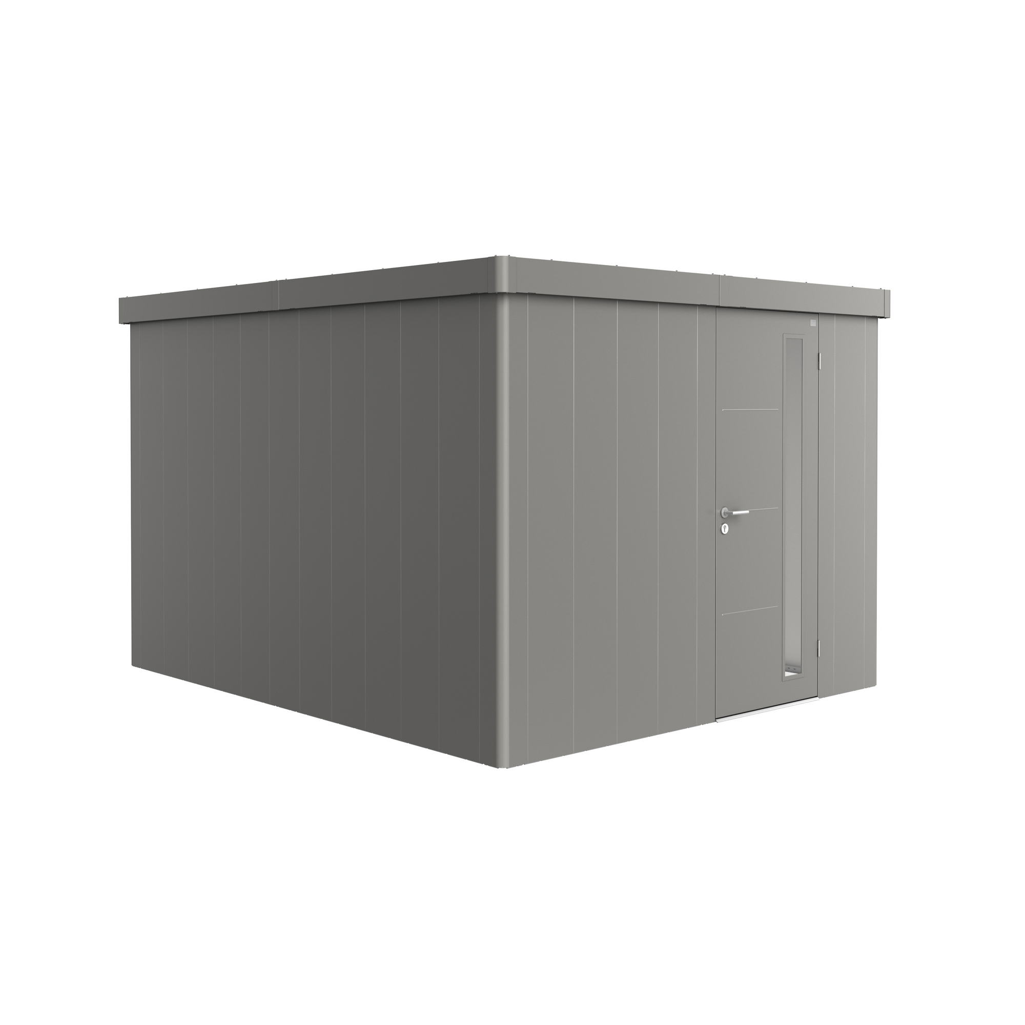 Biohort Gerätehaus 'Neo 4C' quarzgrau-metallic 292 x 348 cm mit Standardtür