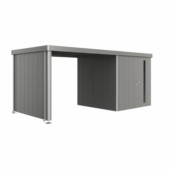 Biohort Seitendach zu Gerätehaus 'Neo' Größe 2A/2B/2C/2D quarzgrau-metallic
