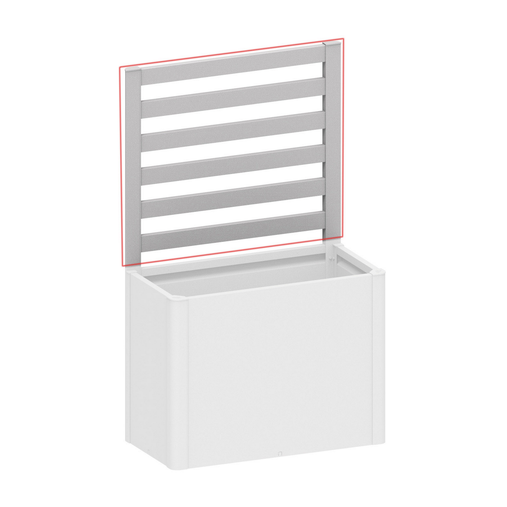 Biohort Rankgitter silber für Hochbeet Gr. 100