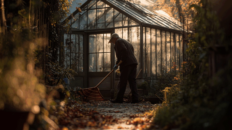 Gewächshaus im Herbst vorbereiten