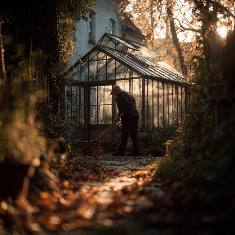 Gewächshaus im Herbst vorbereiten