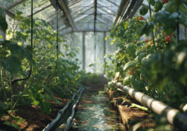 Bewässerung im Gewächshaus